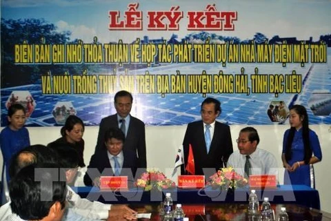 La République de Corée construira une centrale solaire à Bac Liêu