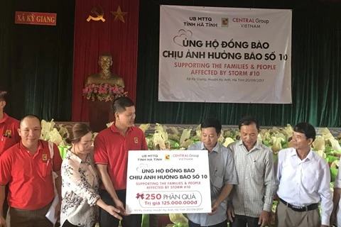 Central Group Vietnam soutient les populations touchées par le typhon Doksuri