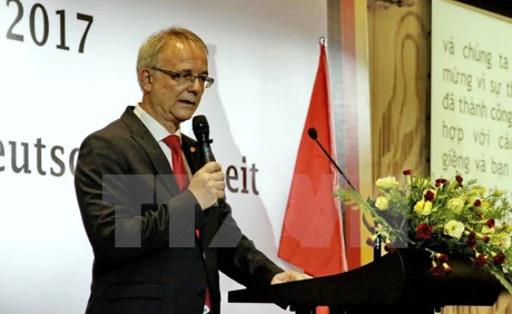 Célébration de la Journée de la Réunification de l'Allemagne à HCM-Ville 