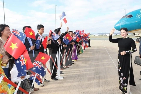 La présidente de l’AN Nguyên Thi Kim Ngân entame sa visite officielle en Australie