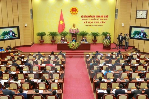 Ouverture de la 5e session du Conseil populaire de Hanoi 