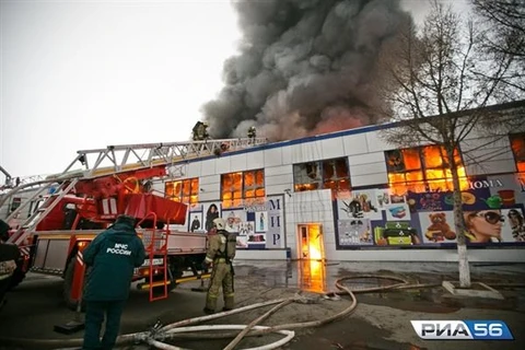 Appel à aider les habitants victimes de l’incendie de marché dans la ville d’Orenbourg