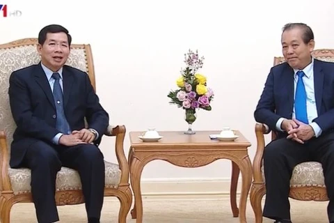 Le vice-PM Truong Hoa Binh salue la coopération judiciaire entre le Vietnam et le Laos