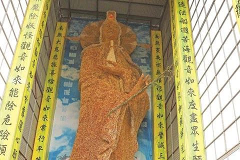 Une statue de Guan Yin établit un record du monde