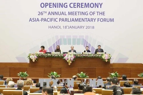 Ouverture de la 26e conférence annuelle du Forum parlementaire Asie-Pacifique