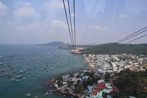 Kien Giang : Inauguration du plus long téléphérique du monde à Hon Thom 