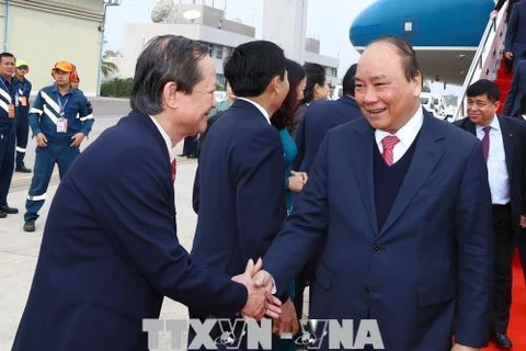 Le PM arrive à Vientiane pour co-présider une réunion du Comité intergouvernemental