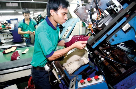 Les chaussures parmi les produits d’exportation phares du Vietnam