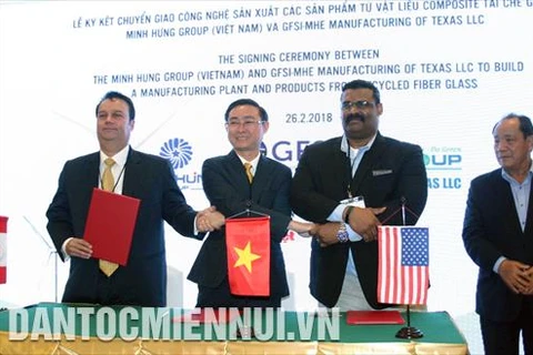 Vietnam et Etats-Unis coopèrent dans la fabrication de matériaux composites recyclés