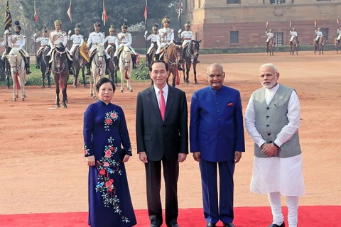 Visite d'Etat du président Tran Dai Quang en Inde