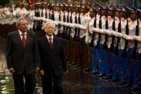 Entretien Nguyen Phu Trong – Raul Castro