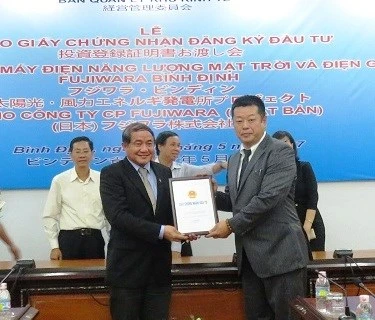 Lancement du projet d'énergie éolienne-solaire de 100 MW à Binh Dinh