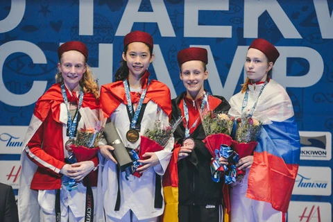 Hô Thi Kim Ngân décroche l’or aux Championnats du Monde juniors de Taekwondo 2018