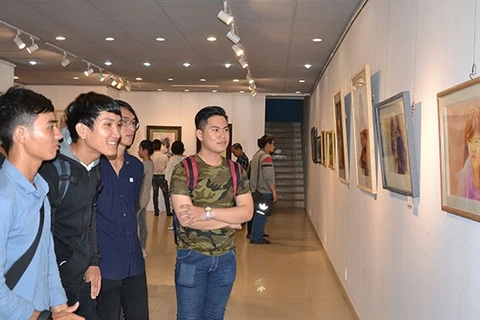 Exposition internationale d’aquarelle à Hô Chi Minh-Ville