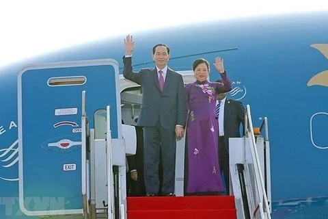 Le président Trân Dai Quang quitte Hanoi pour une visite d’État au Japon