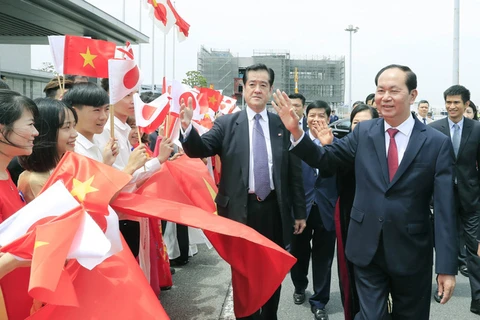 Le président Tran Dai Quang en visite d’Etat au Japon