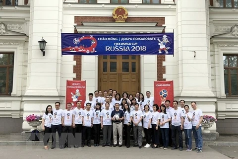 L’ambassade du Vietnam en Russie encourage la Coupe du monde de football 2018