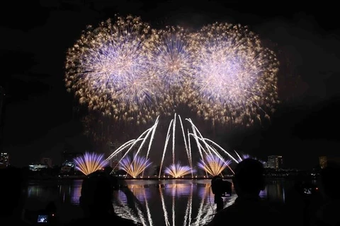 L’Italie brille au Festival international de feux d’artifice de Dà Nang 2018