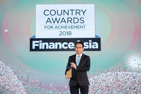 Vietcombank élue "meilleure banque du Vietnam" en 2018 par Finance Asia