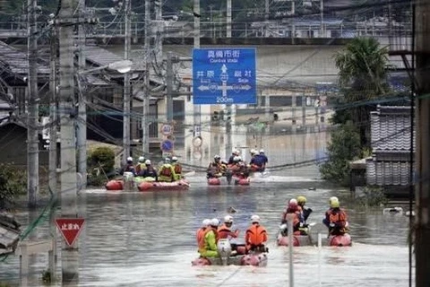 Inondations et glissement de terrain : message de sympathie au Japon