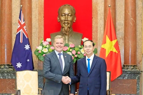 Le président Trân Dai Quang reçoit le président de la Chambre des représentants australienne 