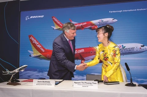 Vietjet achètera 100 Boeing et 50 Airbus