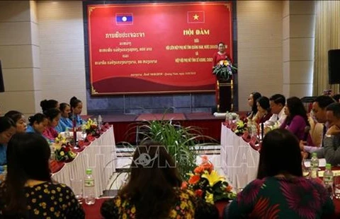 Les unions des femmes de Quang Nam et Sékong (Laos) intensifient leur coopération