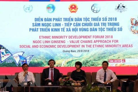 Forum sur le développement des ethnies minoritaires 2018 à Quang Nam