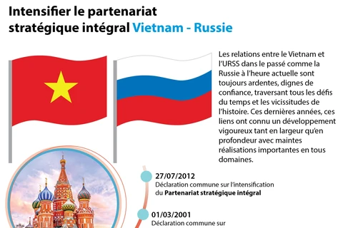 [Infographie] Intensifier le partenariat stratégique intégral Vietnam - Russie