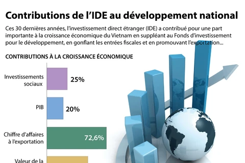 [Infographie] Contributions de l’IDE au développement national