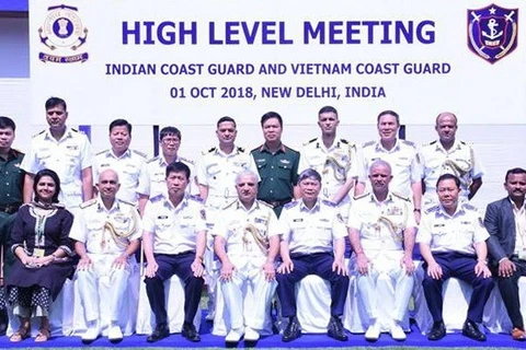 Un navire de la Garde-côte du Vietnam en visite en Inde