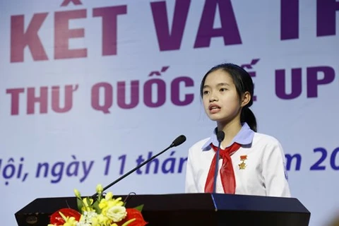 Une élève vietnamienne remporte le 3e prix du concours de composition épistolaire de l’UPU