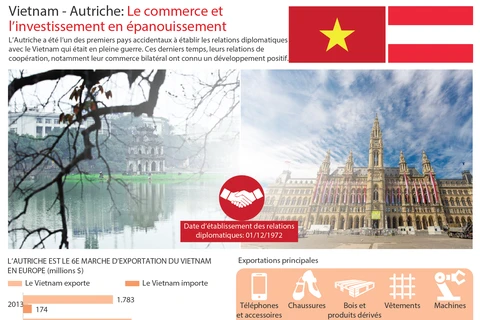 [Infographie] Vietnam - Autriche: Le commerce et l’investissement en épanouissement