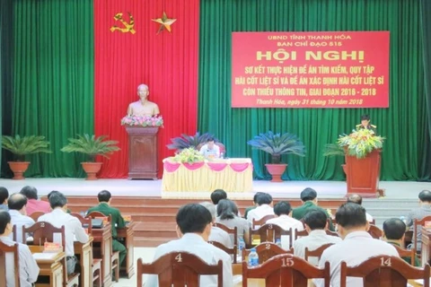 Thanh Hoa: renforcement de la recherche des restes des soldats morts pour la Patrie