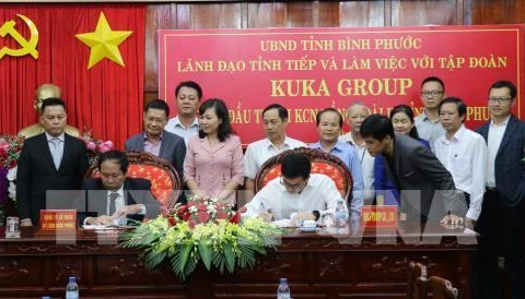 Un groupe chinois investit 50 millions de dollars à Binh Phuoc