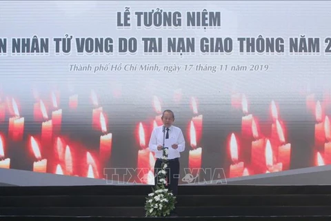 Hommage aux victimes des accidents de la route à Hô Chi Minh-Ville