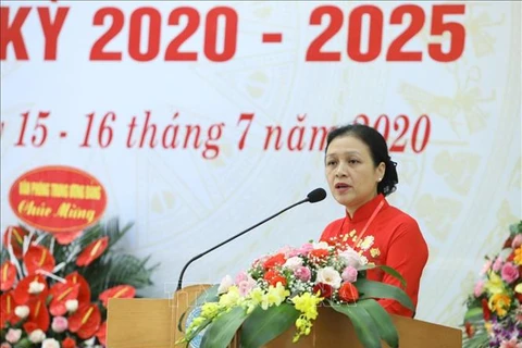 L’organisation du Parti de l’Union des organisations d’amitié du Vietnam tient son IXe congrès