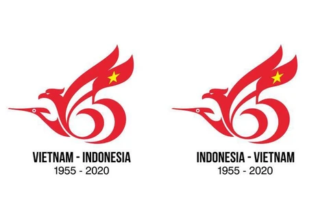 Logo marquant les liens diplomatiques Vietnam-Indonésie: un Vietnamien remporte le concours