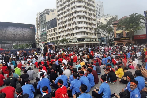 SEA Games 31 : des écrans géants pour la diffusion des matches de football masculin à HCM-Ville