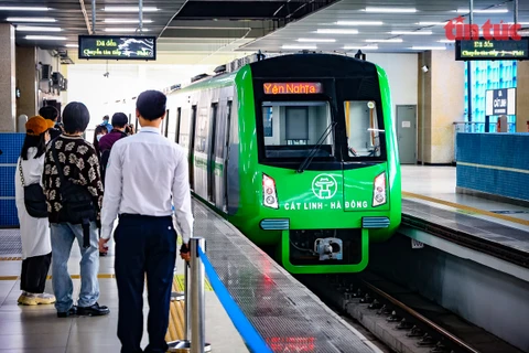 La ligne de métro Cat Linh - Hà Dông a transporté près de 6 millions de passagers