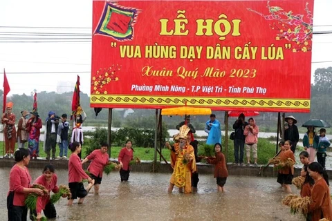 Festival: «Les rois Hung transmettent les techniques rizicoles à la population»