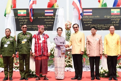 Le 2e pont d'amitié entre la Thaïlande et le Myanmar ouvert au trafic