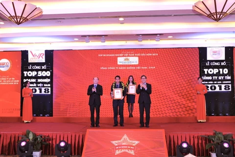 Vietnam Airlines se classe dans le top dix des meilleurs entreprises du Vietnam