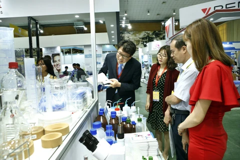 Ouverture de la 26e édition du salon Vietnam Medi-Pharm 2019 à Hanoï