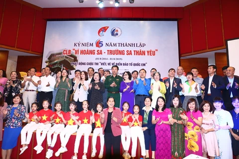 Cérémonie du 5e anniversaire du club "Pour Hoang Sa - Truong Sa bien-aimés"