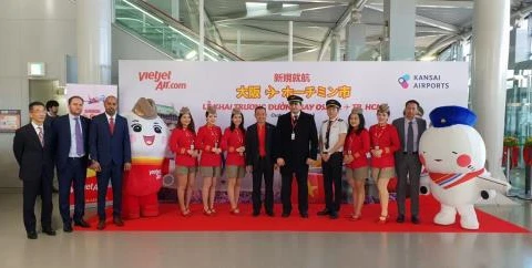Vietjet Air lance la ligne directe entre Ho Chi Minh-Ville et Osaka (Japon)