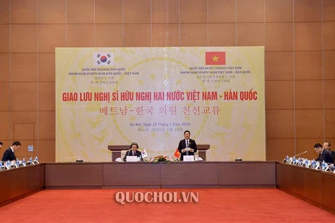 Echange entre des députés d'amitié vietnamiens et sud-coréens