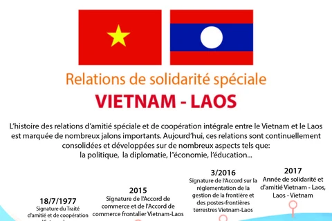 Relations de solidarité spéciale Vietnam-Laos