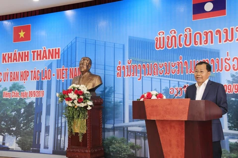 Inauguration du nouveau siège du Comité de coopération Laos-Vietnam