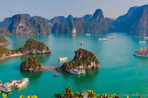 La baie d'Ha Long, l'une des attractions les plus populaires en Asie